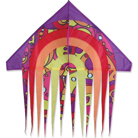 56 in. Stream Delta Kite - Warm Orbit