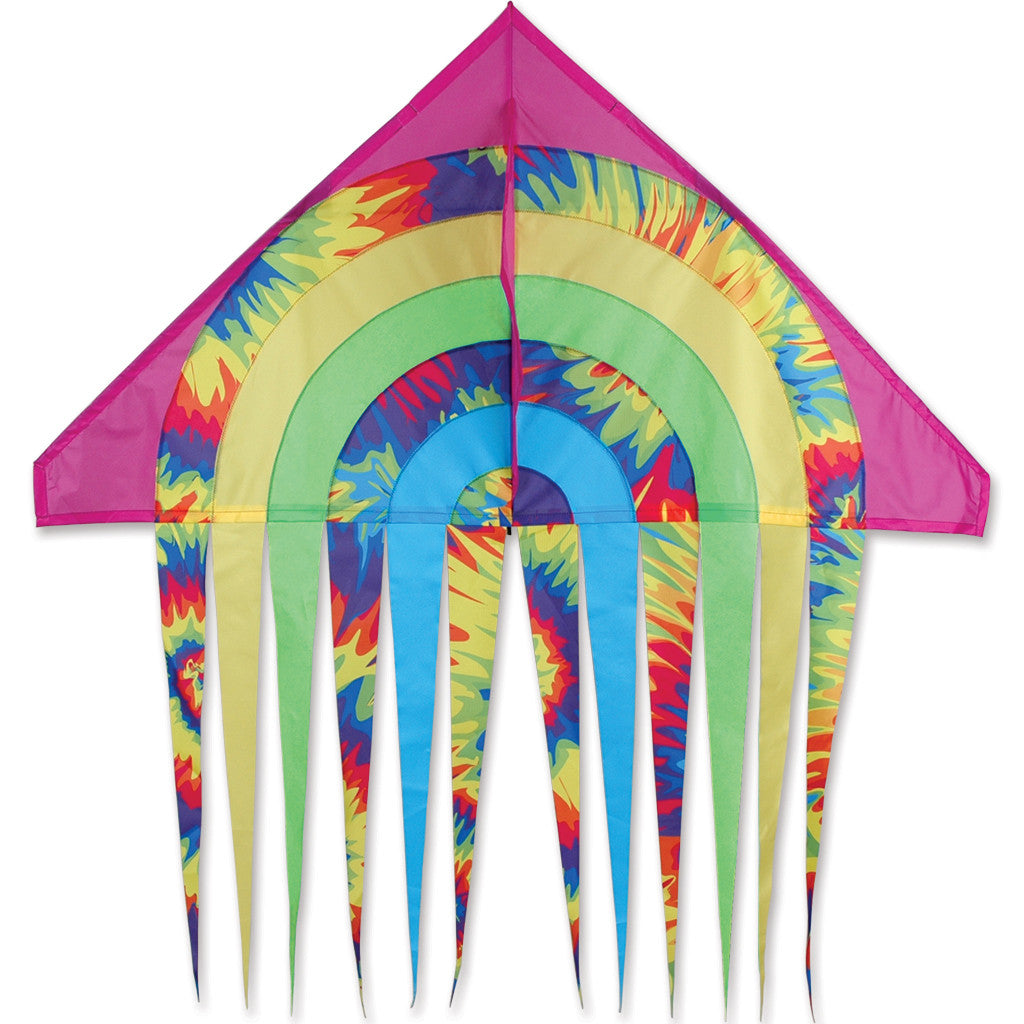 56 in. Stream Delta Kite - Tie Dye – Premier Kites & Designs
