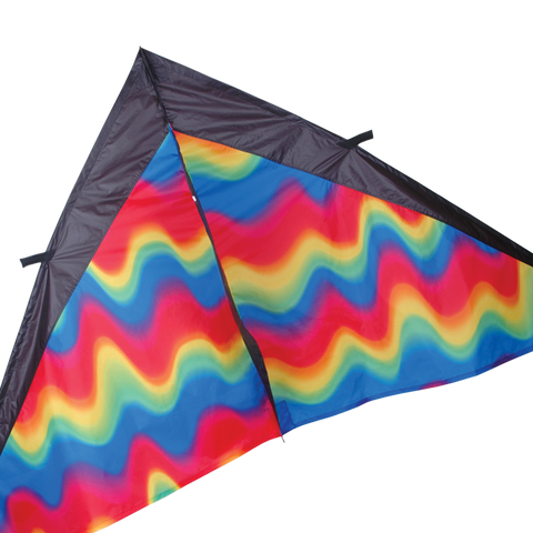 9 ft. Delta Kite - Wavy Gradient
