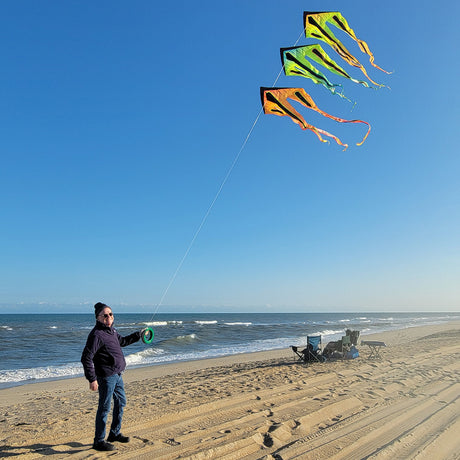 Shock Train Flo-Train Delta Three Kite Train