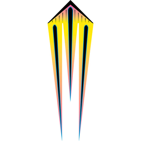 46 in. Flo-Train Delta Kite - Mango Shock (Single Kite)