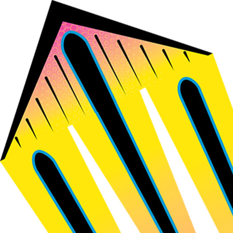 46 in. Flo-Train Delta Kite - Mango Shock (Single Kite)
