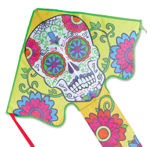 Large Easy Flyer Kite - Sugar Skull