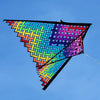 11 ft. Mesh Delta Kite - Rainbow Water