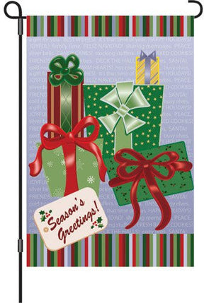 12 in. Flag - Season's Greetings