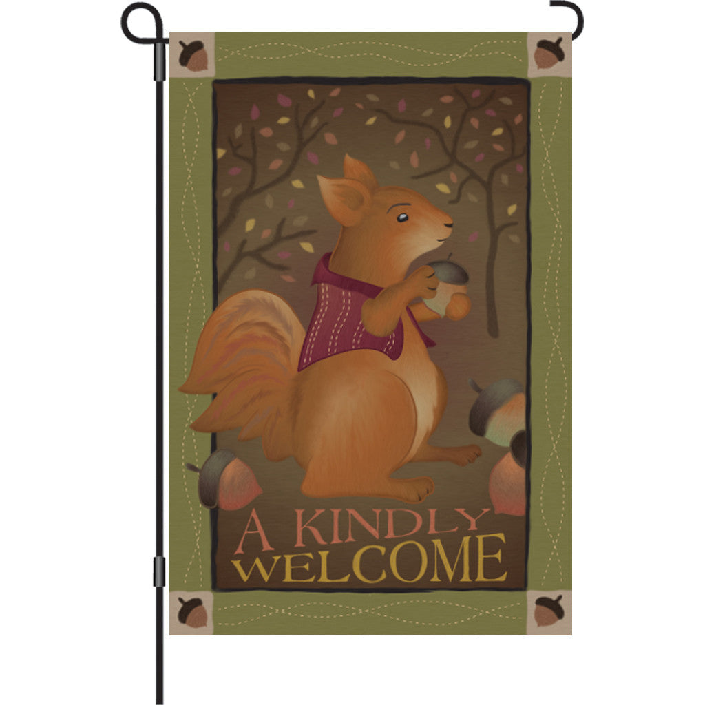 12 in. Flag - A Kindly Welcome