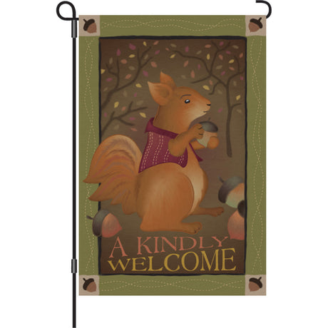 12 in. Flag - A Kindly Welcome