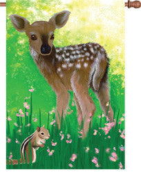 28 in. Flag - Babes In Woods