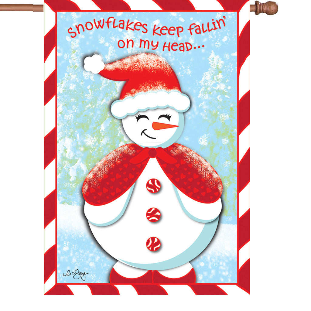 28 in. Flag - Snow Cutie