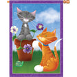 28 in. Flag - Playful Kitties
