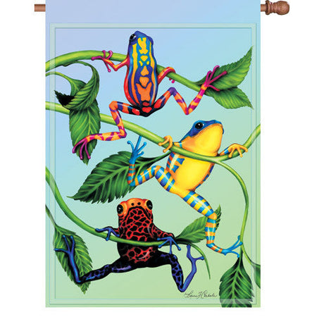 28 in. Flag - Hanging Tree Frog