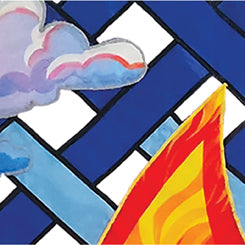 Elite Oversized Lattice Flag - Welcome Sun