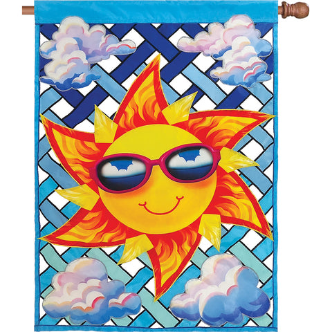 Elite Lattice Flag - Welcome Sun