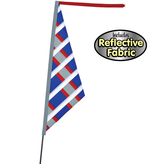 SoundWinds Reflective Sail Recumbent Bike Flag - Patriotic