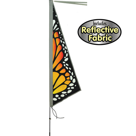 Apex Bike Flag - Monarch Butterfly