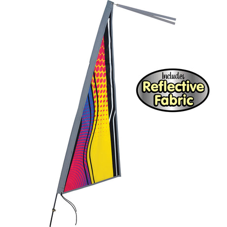 Apex Bike Flag - Neon Wave