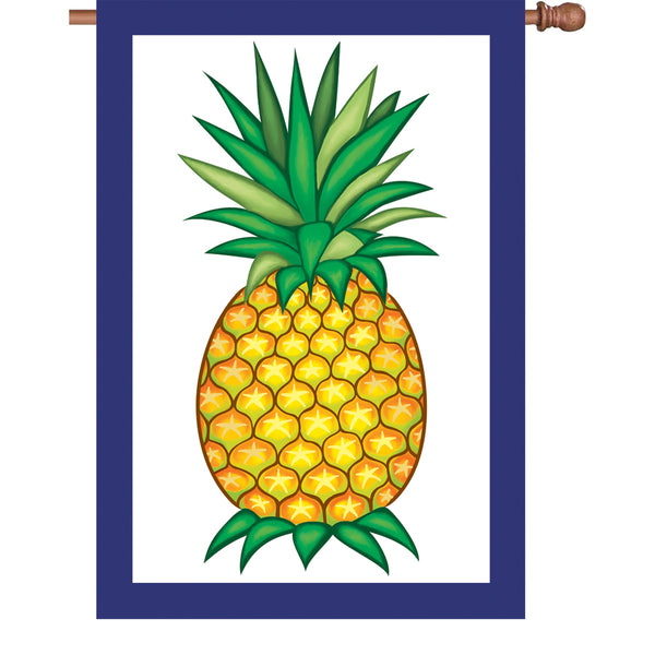 36 in. Elite Oversized House Flag - Pineapple