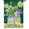 36 in. Elite Oversized House Flag - Shamrock Jars