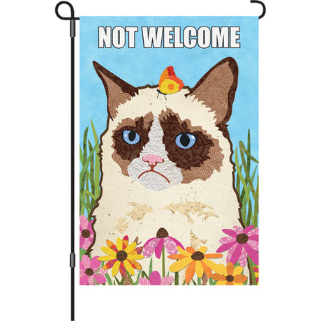 12 in. Flag - Not Welcome
