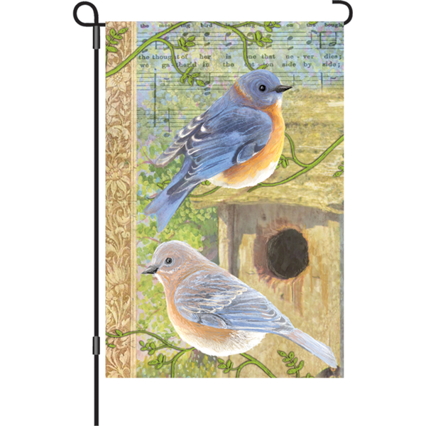 12 in. Flag - Musical Bluebirds