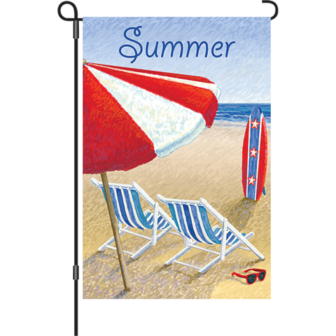12 in. Flag - Patriotic Beach Chair
