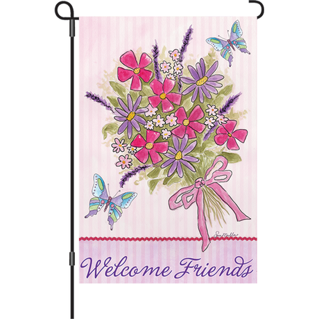 12 in. Flag - Bouquet For Friends