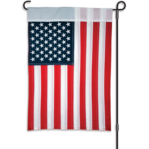 12 in. Embroidered Applique Flag - United States USA