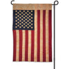 12 in. Embroidered Applique Flag - Antique United States USA