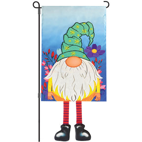 13 in. Enhanced Flag - Flower Gnome