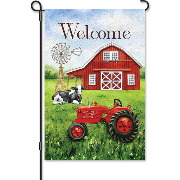 12 in. Flag - Welcome Farm