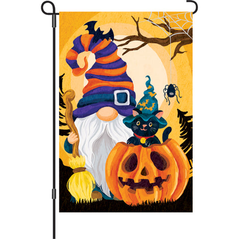 12 in. Flag - Halloween Gnome