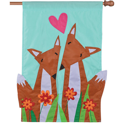 Applique Flag - Foxy Pair