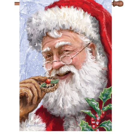 28 in. Flag - Cookies for Santa