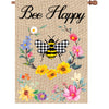 28 in. Flag - Bee Happy