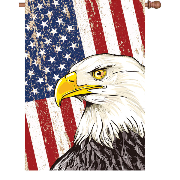 28 in. Flag - USA Eagle