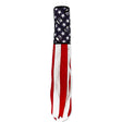 43 in. Windsock - Patriotic Lattice