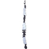 6 in. x 24 ft. Fuzzi Tail - Black/White