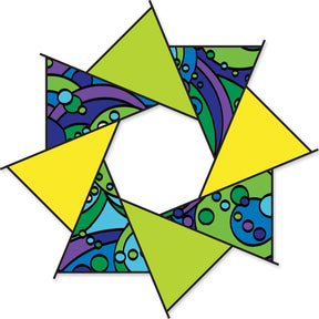 20 in. F-Stop Spinner  - Warm Orbit