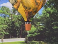 19 in. Pop-Open Hot Air Balloon - Owls