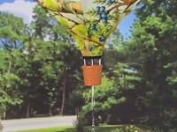 19 in. Pop-Open Hot Air Balloon - American Robin