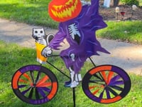 30 in. Bike Spinner - Pumpkin Ghost