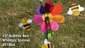 13 in. WhirliGig Spinner - Bumble Bees