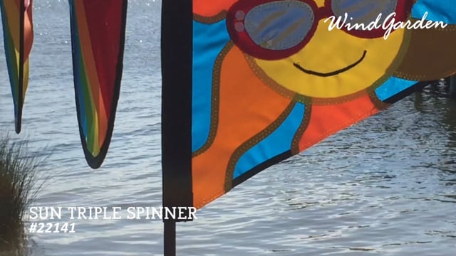 Triple Spinner - Sun – Premier Kites & Designs