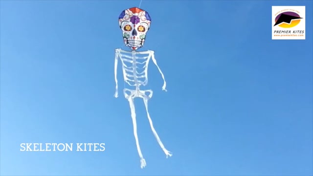 21 ft. Dia De Los Muertos (Day of the Dead) Skeleton Kite
