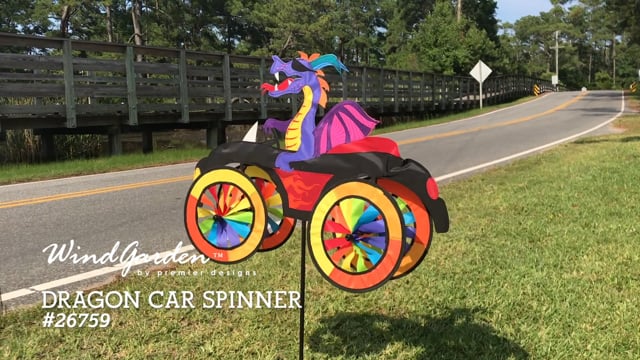 25 in. Car Spinner - Dragon