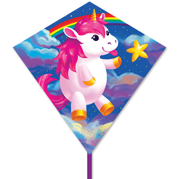 25 in. Diamond Kite - Chonky Unicorn