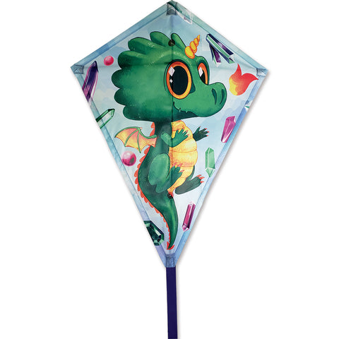 25 in. Diamond Kite - Crystal Dragon