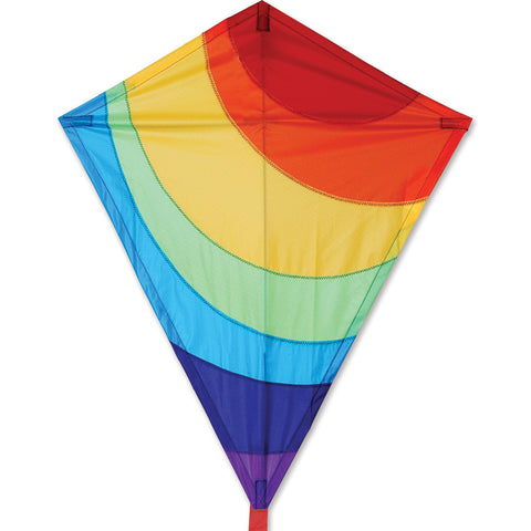 25 in. Diamond Kite - Radiant Rainbow
