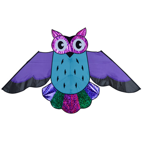57 in. Holographic Purple Owl Kite (Bold Innovations)