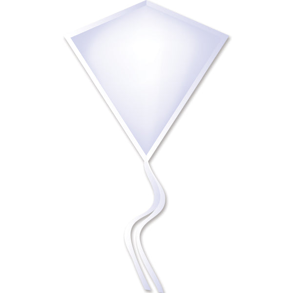 30 in. Diamond Kite - White (Bold Innovations)